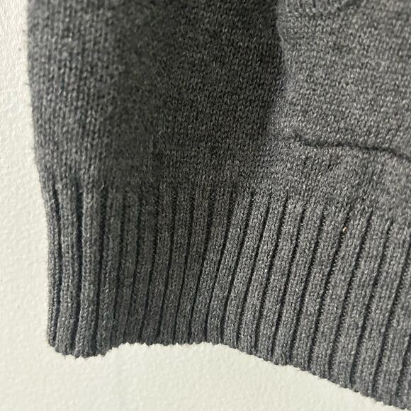 Flag & Anthem Men's Hooded Dark Gray Three Button Sweater M Medium New - Picture 5 of 9